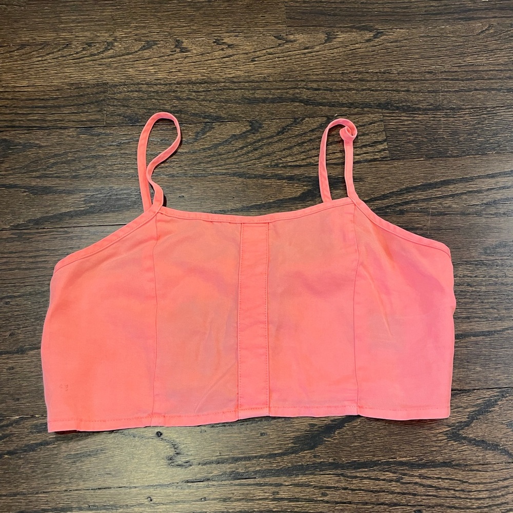 LF Mags & Pye Coral Crop Top